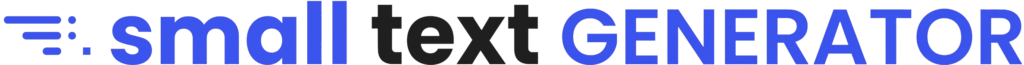 Small text Generator Logo 1