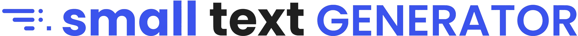 Small Text Generator